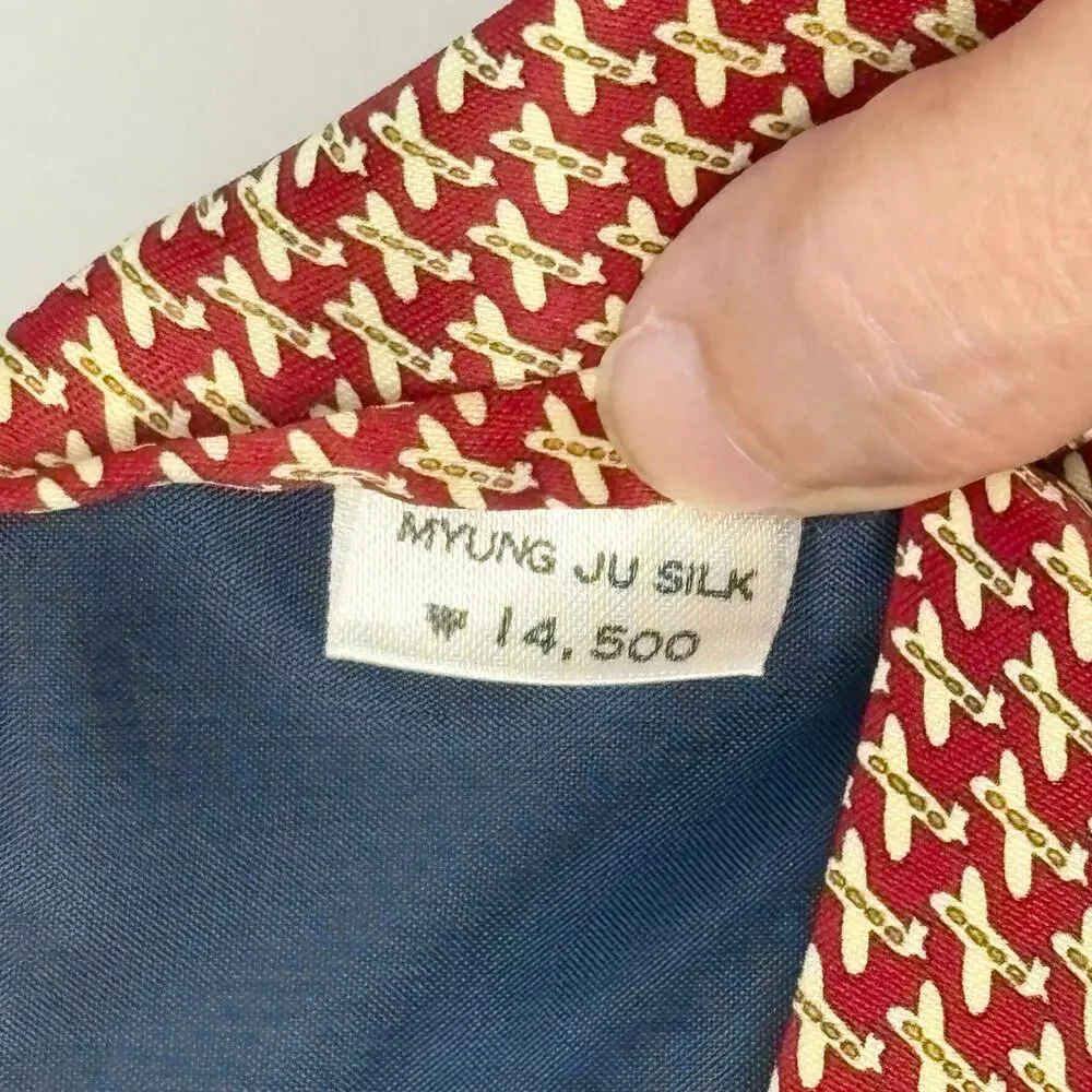 René Chagal Vintage Silk Necktie Set of 2